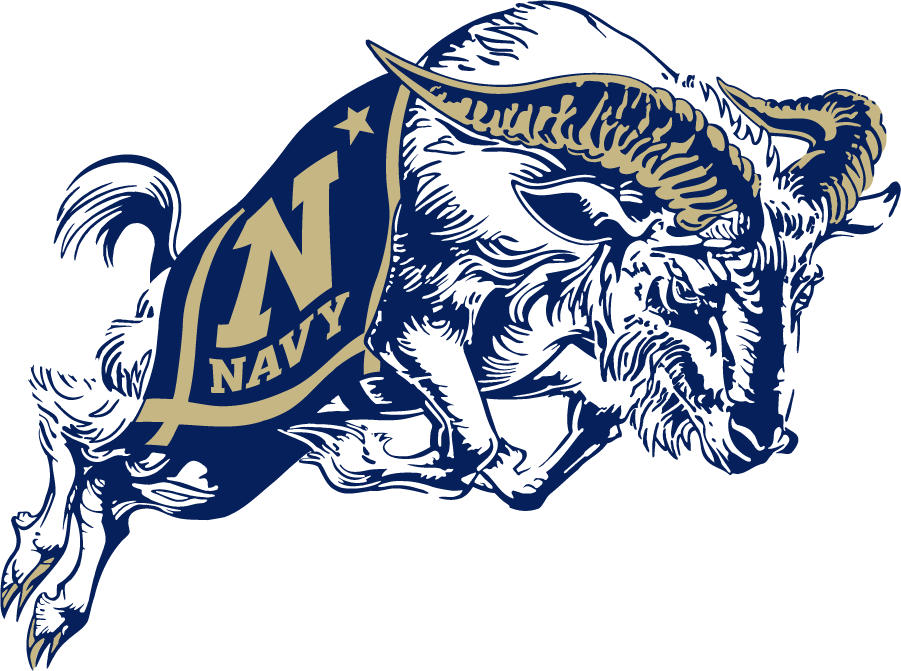 Navy Midshipmen 2017-Pres Secondary Logo iron on transfers for T-shirts
